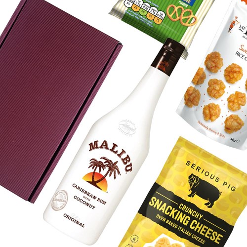 Malibu Caribbean Rum Nibbles Hamper